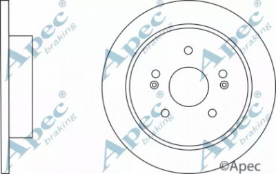 APEC BRAKING dsk3144 -  Тормозной диск